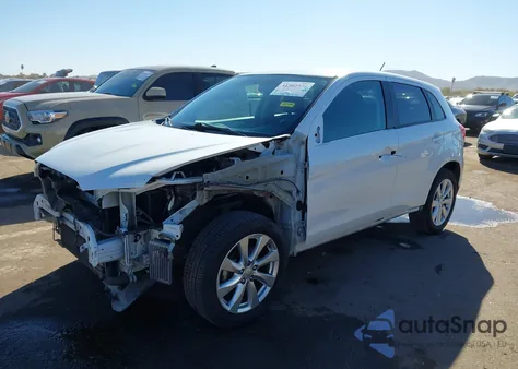 2015 Mitsubishi Outlander Sport Es from USA, damaged, VIN 4A4AP3AUXFE045289